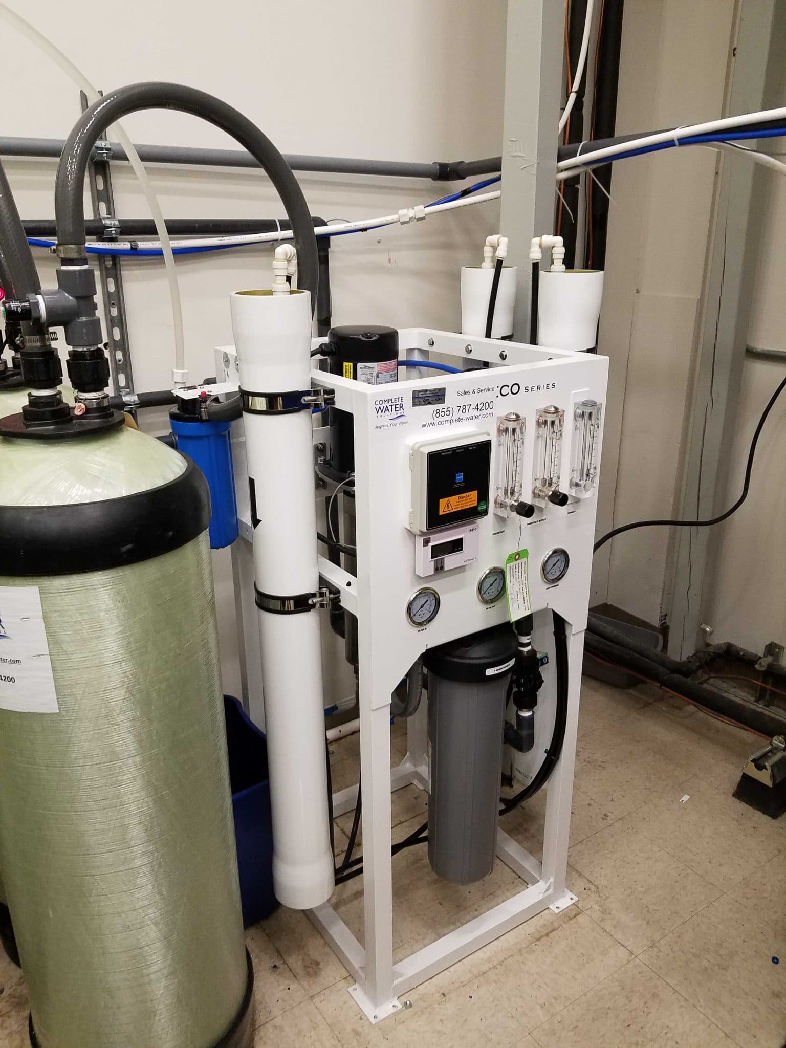 Lab Water System Upgrade To Save DI Exchange Tanks CWS