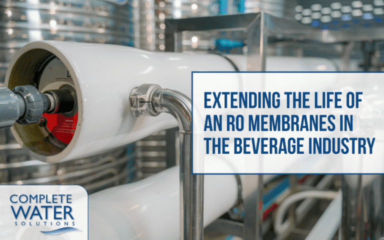 Extending the life of an RO membrane in the beverage industry, RO membrane life extension, beverage industry RO membrane
