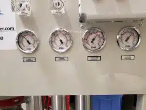 GE Osmonics E4-6600-DLX Gauges DI Exchange Tank Service, DI Exchange Tank