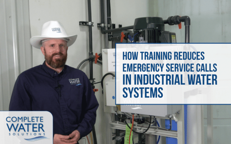 training reduces emergency service calls in industrial water systems, industrial water systems training, emergency service calls in industrial water systems