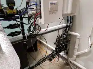 Millipore EMD Elix Machine Close-up DI Exchange Tank Service, DI Exchange Tank