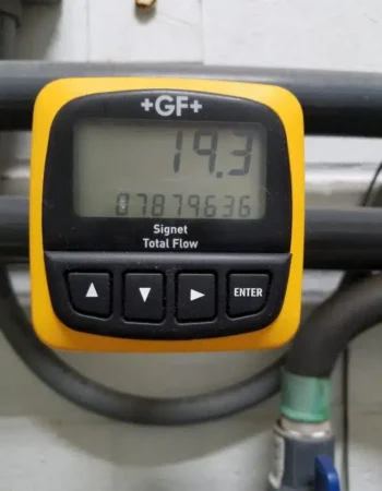 industrial water treatment system pressure drop, clogged filter reduced water flow, low pressure water treatment equipment