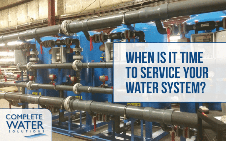 service your water filter, when should i have my water system serviced, when to service my water system