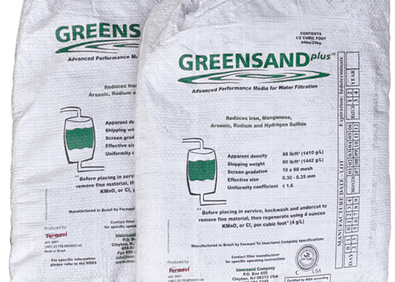 greensand plus, complete water solutions, greensand filter media